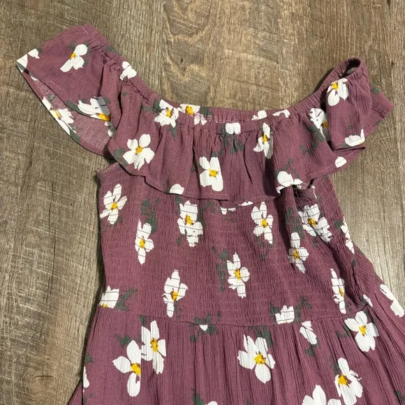 Aeropostale size small pink floral Sundress smocked top - Picture 2 of 5